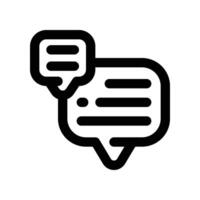 chat icon. vector line icon for your website, mobile, presentation, and logo design.