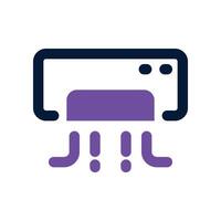 air conditioner icon. vector dual tone icon for your website, mobile, presentation, and logo design.