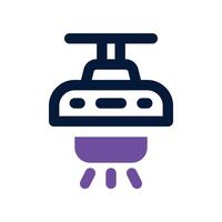 lamp icon. vector dual tone icon for your website, mobile, presentation, and logo design.