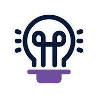 solution icon. vector dual tone icon for your website, mobile, presentation, and logo design.