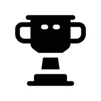 trophy icon. vector glyph icon for your website, mobile, presentation, and logo design.