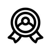 award user icon. vector line icon for your website, mobile, presentation, and logo design.