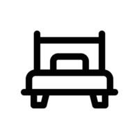 bed icon. vector line icon for your website, mobile, presentation, and logo design.