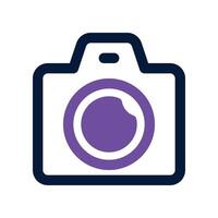 camera icon. vector dual tone icon for your website, mobile, presentation, and logo design.
