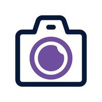 camera icon. vector dual tone icon for your website, mobile, presentation, and logo design.