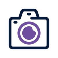 camera icon. vector dual tone icon for your website, mobile, presentation, and logo design.