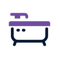 bathtub icon. vector dual tone icon for your website, mobile, presentation, and logo design.