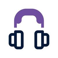 headphone icon. vector dual tone icon for your website, mobile, presentation, and logo design.