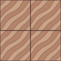 Brown pavement top view pattern with diagonal wave vector