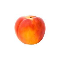 Realistic ripe raw peach or nectarine fruit, food vector