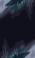 Aesthetic abstract art with a combination of shapes and navy colors. Suitable for background and poster vector
