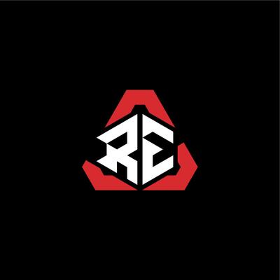 RE initial logo esport team concept ideas