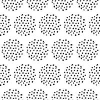 Aesthetic Contemporary printable seamless pattern with abstract line, dot, shape brush stroke in black and white colors. Boho background in minimalist style vector Illustration for wallpaper fabric