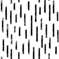 Aesthetic Contemporary printable seamless pattern with abstract line, dot, shape brush stroke in black and white colors. Boho background in minimalist style vector Illustration for wallpaper fabric