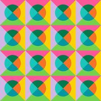 Essential geometric printable seamless pattern with abstract Minimal elegant line form stroke shapes in vibrant colors. Modern simple background in minimalist mid century style vector wall art