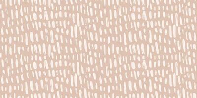 Trendy aesthetic abstract seamless pattern with geometric print. Minimalistic Organic brush stroke, ink texture. Simple design for wallpaper, textile, wrapping, packing, fabric, branding, decoration vector