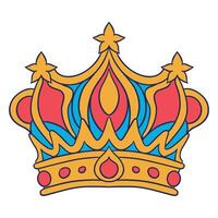 dorado Reino corona vector