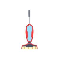 vacuum electric mop cartoon vector illustration