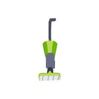 cleaner electric mop cartoon vector illustration