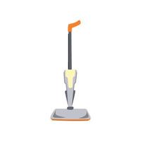 modern electric mop cartoon vector illustration