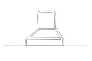 The coffin is still empty vector