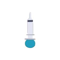 shot syringe cartoon vector illustration