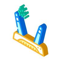 wireless setup repair computer isometric icon vector illustration