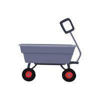 barrow wheelbarrow cartoon vector illustration