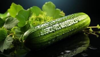 ai generado frescura de naturaleza generosidad sano comiendo, vegetariano comida generado por ai foto