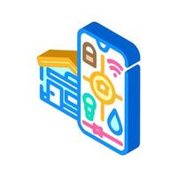 home automation efficient isometric icon vector illustration