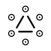 color theory ux ui design glyph icon vector illustration