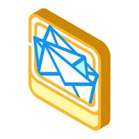 skeuomorphism ux ui design isometric icon vector illustration