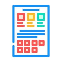 style guide ux ui design color icon vector illustration