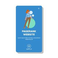 internal pagerank website vector