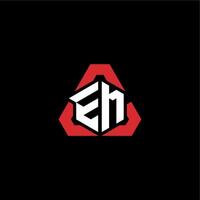 EM initial logo esport team concept ideas vector