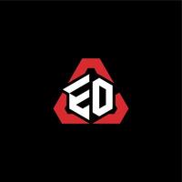 EO initial logo esport team concept ideas vector