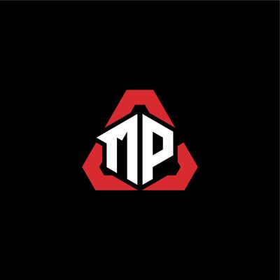 MP initial logo esport team concept ideas
