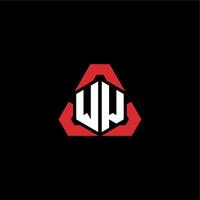 WW initial logo esport team concept ideas vector