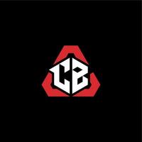 CB initial logo esport team concept ideas vector