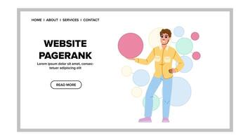 internal website pagerank vector