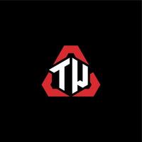 TW initial logo esport team concept ideas vector