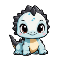 AI generated graphics little cute kawaii dragon png