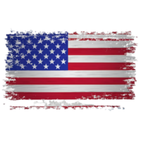 AI generated usa graphic in flag colors png