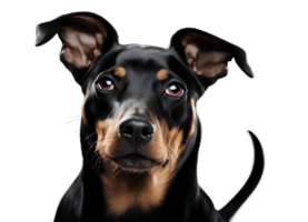AI generated Happy Manchester Terrier png