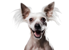 AI generated Happy Full Body Chinese Crested png