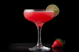 AI generated Daiquiri - Originated in Cuba, made with rum, lime juice, and sugar photo