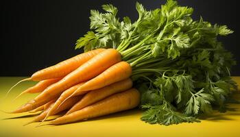 ai generado fresco, saludable, orgánico vegetales un vistoso verano ensalada generado por ai foto