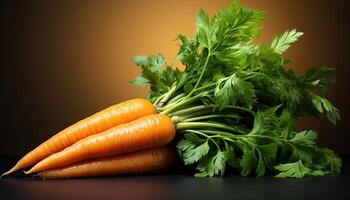 ai generado fresco, sano vegetariano ensalada con orgánico vegetales y hierbas generado por ai foto