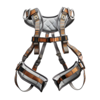 AI generated Climbing harness against transparent background - Ai generated png