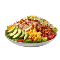 AI generated Cobb Salad against transparent background - Ai generated png